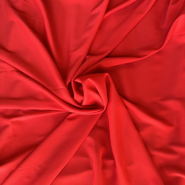 Tessuto Fluido Rosso