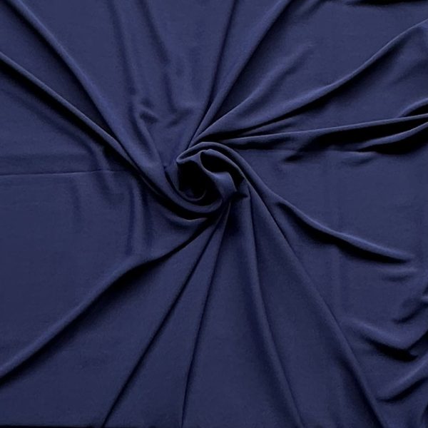 Tessuto Fluido Blu