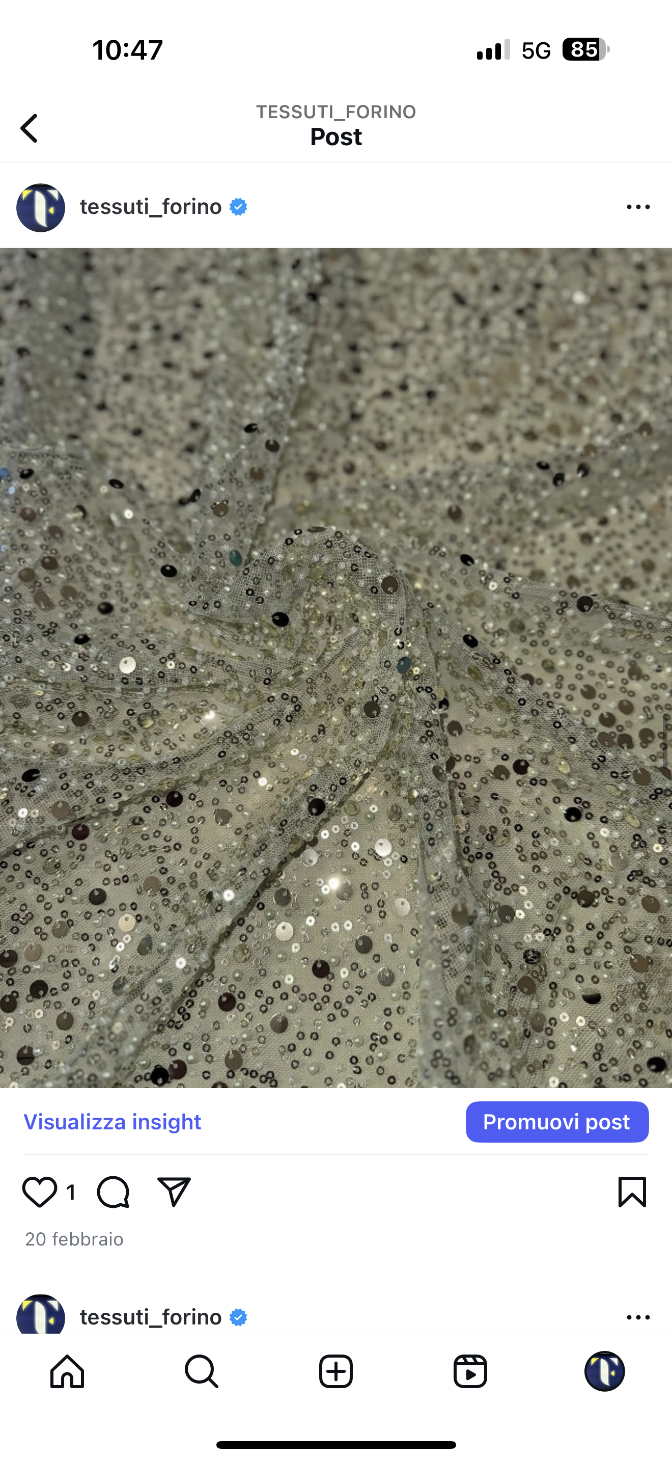 Paillettes Verde