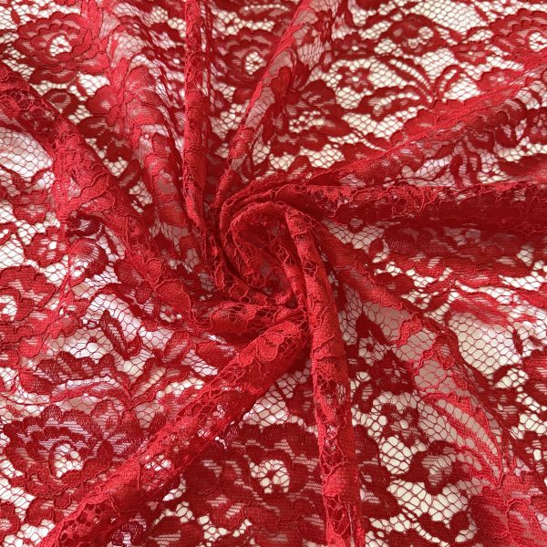 Tessuto Pizzo Rosso