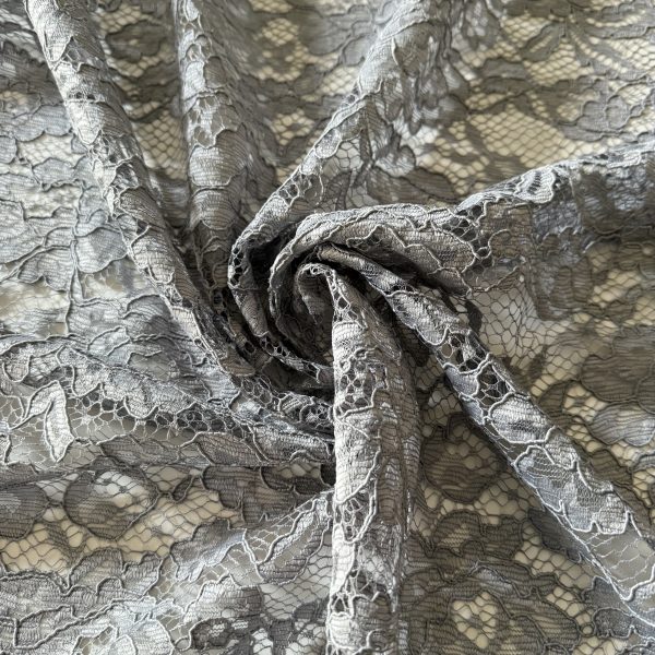 Tessuto Pizzo Grigio