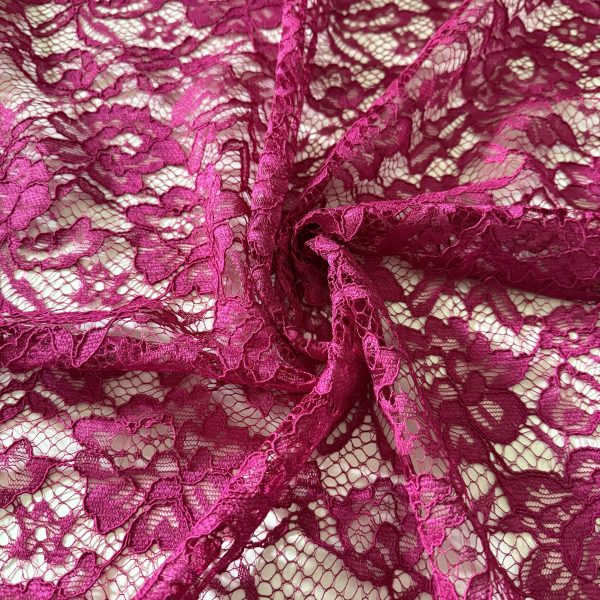 Tessuto Pizzo Fuxia