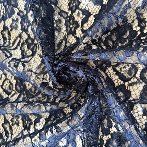 Tessuto Pizzo Blu