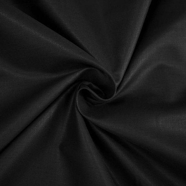 Popeline Elastico Nero